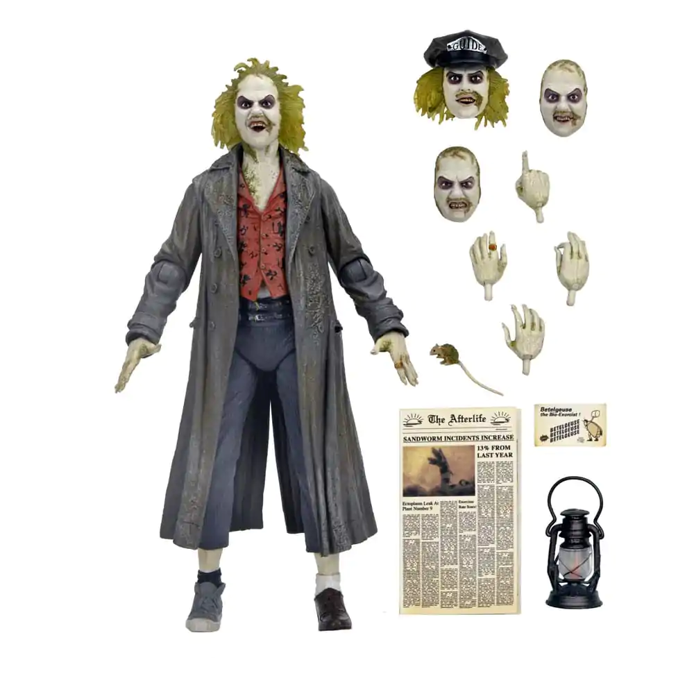 Beetlejuice 1988 Ultimate Action Figure Beetlejuice: Tour Guide The Bio-Exorcist 18 cm product photo