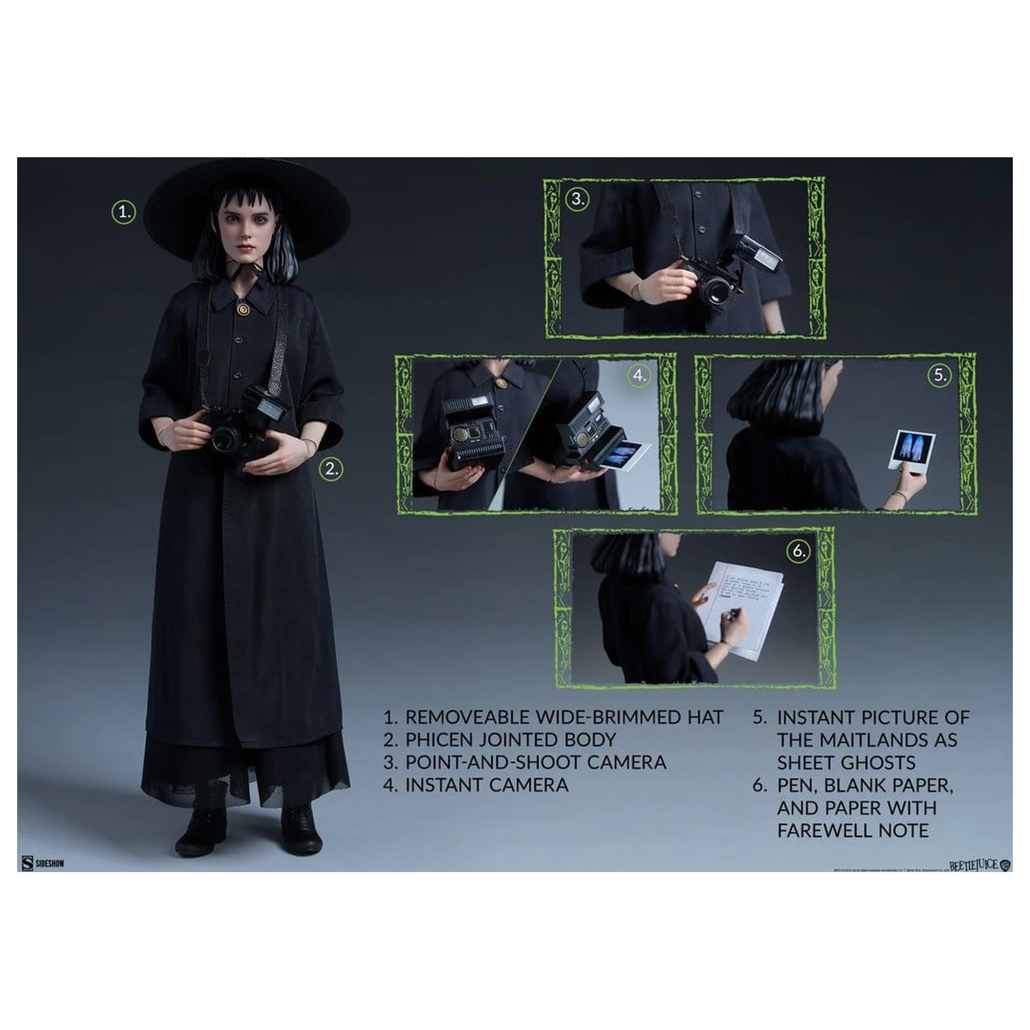 Beetlejuice Action Figure 1/6 Lydia Deetz 25 cm product photo