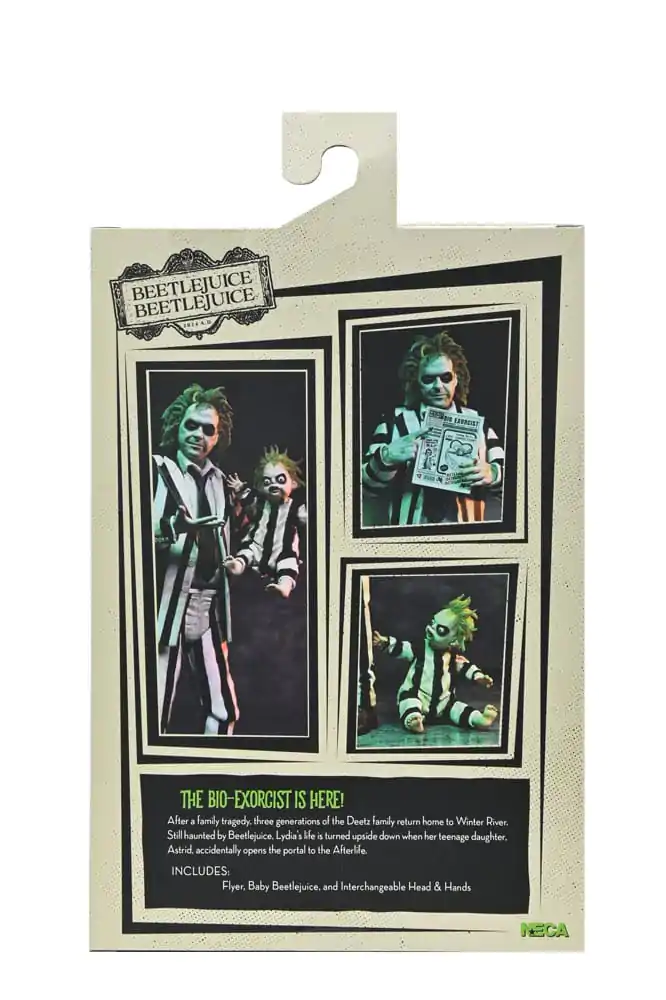 Beetlejuice Beetlejuice Action Figure 7 Scale Ultimate Striped Suit Beetlejuice 18 cm product photo