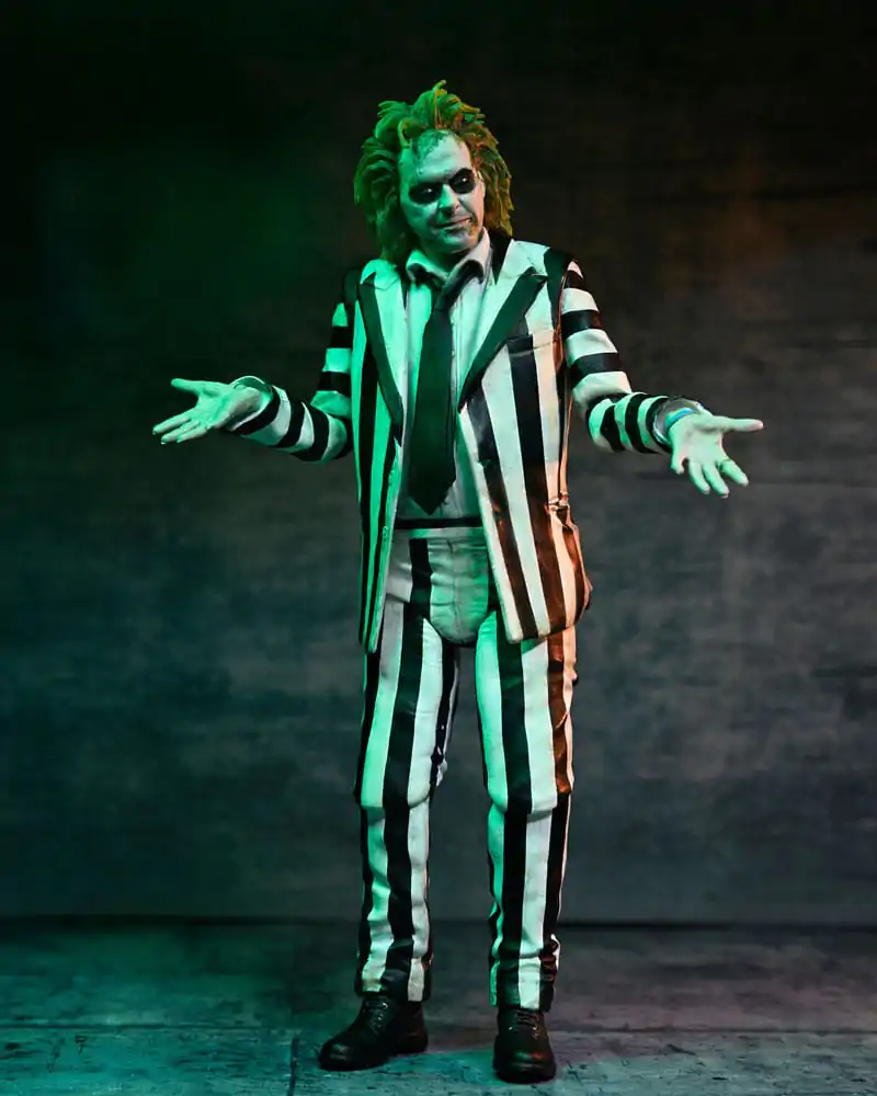 Beetlejuice Beetlejuice Action Figure 7 Scale Ultimate Striped Suit Beetlejuice 18 cm product photo