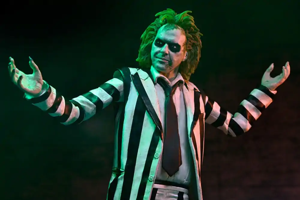 Beetlejuice Beetlejuice Action Figure 7 Scale Ultimate Striped Suit Beetlejuice 18 cm product photo