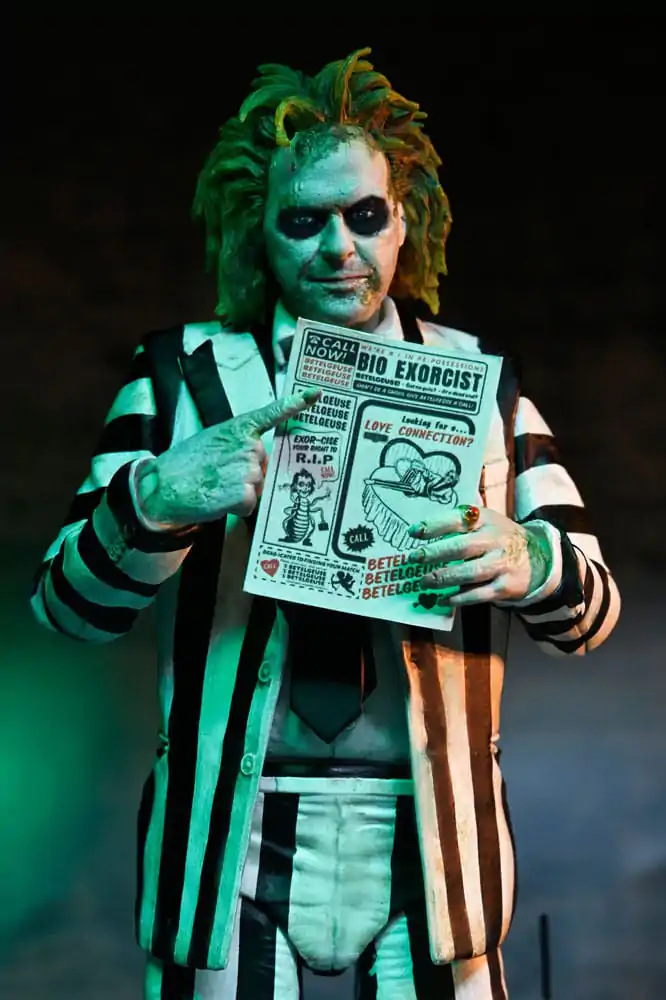 Beetlejuice Beetlejuice Action Figure 7 Scale Ultimate Striped Suit Beetlejuice 18 cm product photo