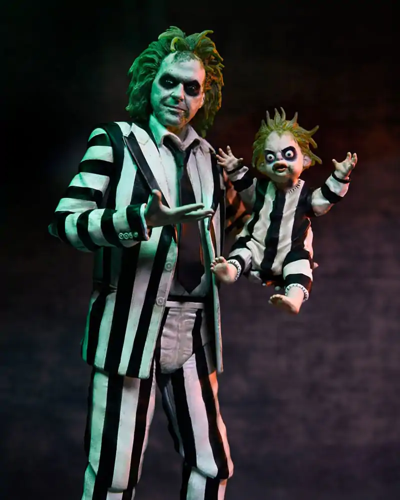 Beetlejuice Beetlejuice Action Figure 7 Scale Ultimate Striped Suit Beetlejuice 18 cm product photo