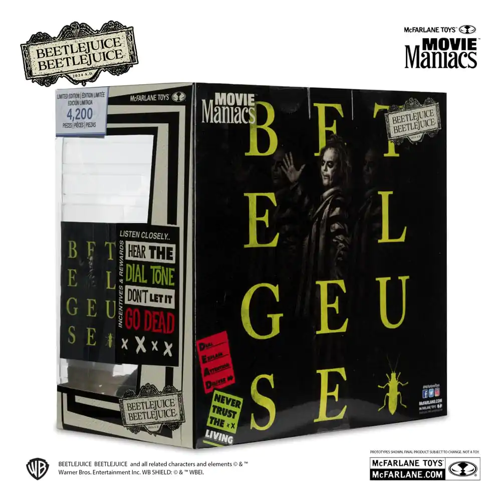 Beetlejuice Beetlejuice Movie Maniacs PVC Statue 4-Pack 15 cm product photo