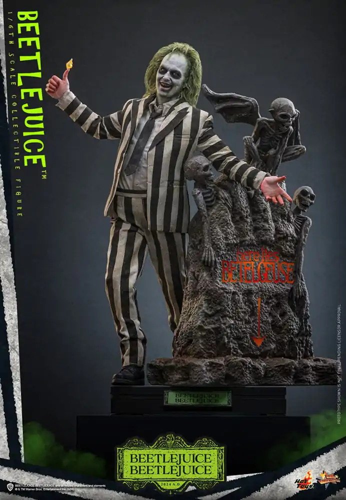 Beetlejuice Beetlejuice Movie Masterpiece Action Figure 1/6 Beetlejuice 30 cm product photo