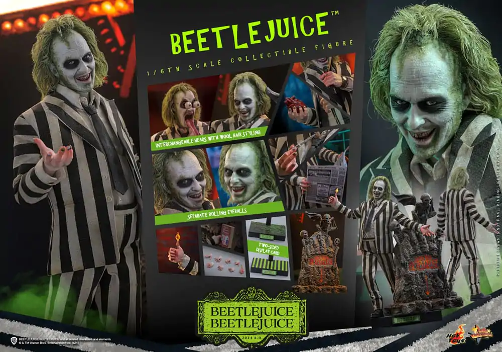 Beetlejuice Beetlejuice Movie Masterpiece Action Figure 1/6 Beetlejuice 30 cm termékfotó