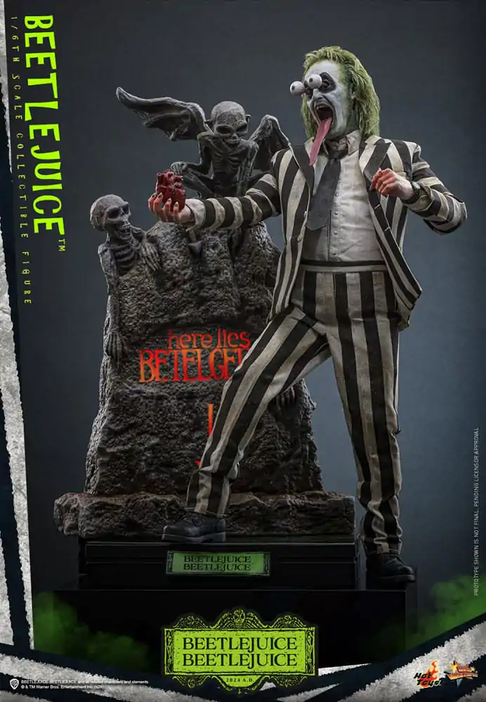 Beetlejuice Beetlejuice Movie Masterpiece Action Figure 1/6 Beetlejuice 30 cm termékfotó