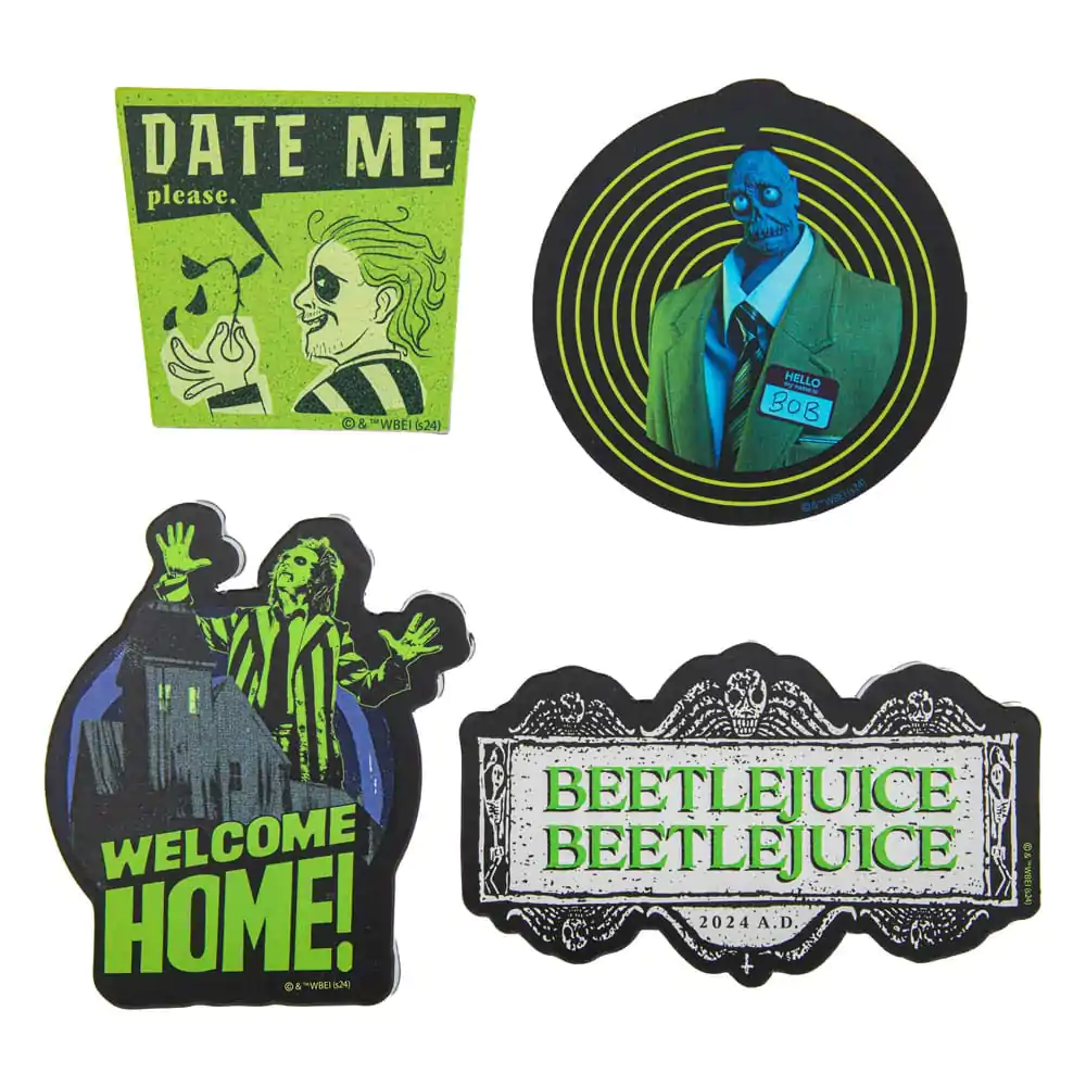 Beetlejuice Fridge Magnet 4-Pack product photo