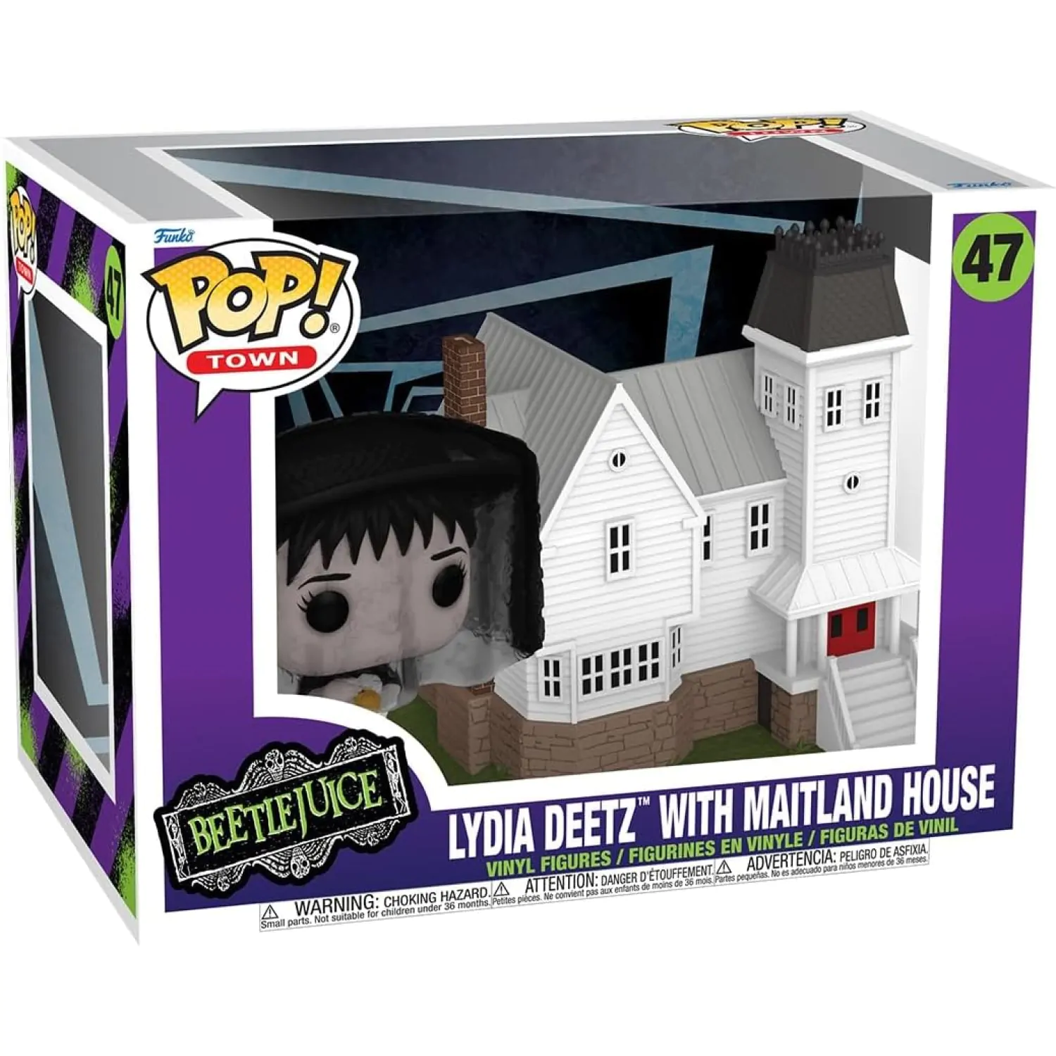 Beetlejuice Funko POP! Town Vinyl Figure Lydia Deetz with Maitland House 9 cm product photo
