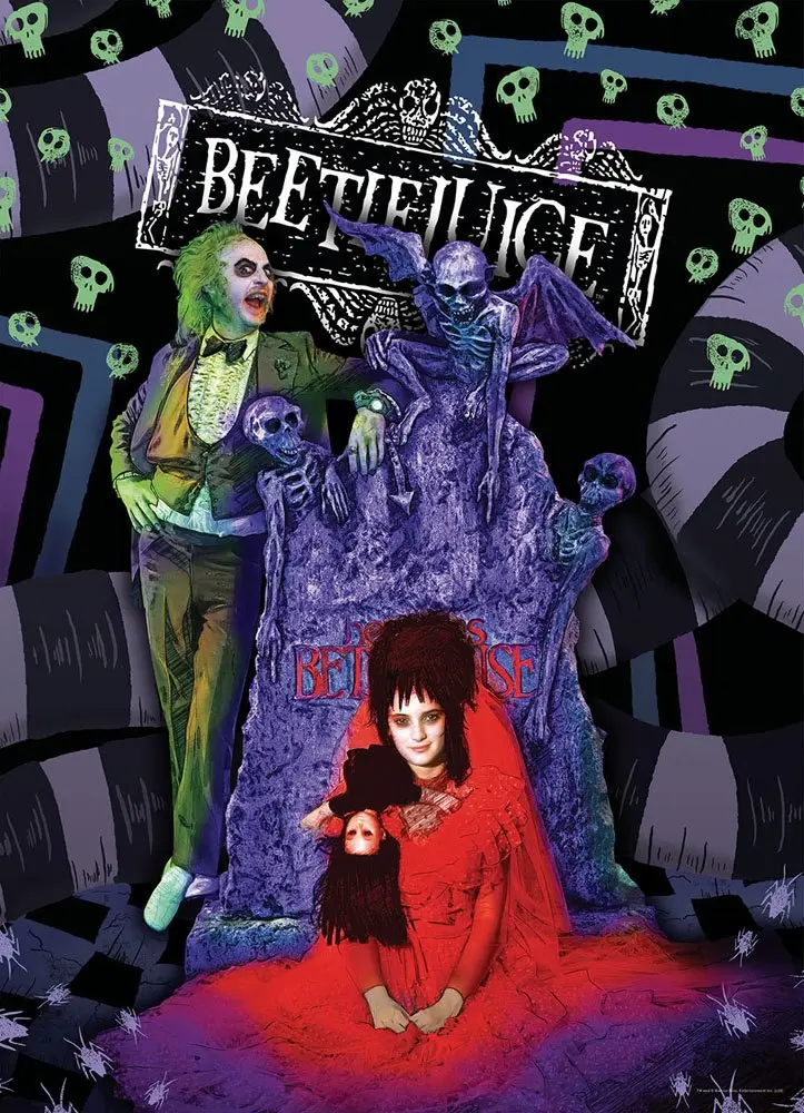 Beetlejuice Jigsaw Puzzle Graveyard Wedding (1000 pieces) product photo