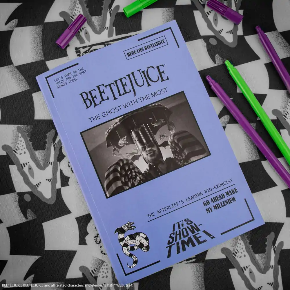 Beetlejuice Notebook It's Show Time product photo