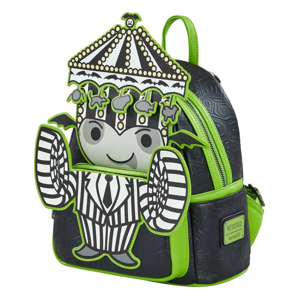 Beetlejuice by Loungefly Backpack Mini Pinstripe termékfotó