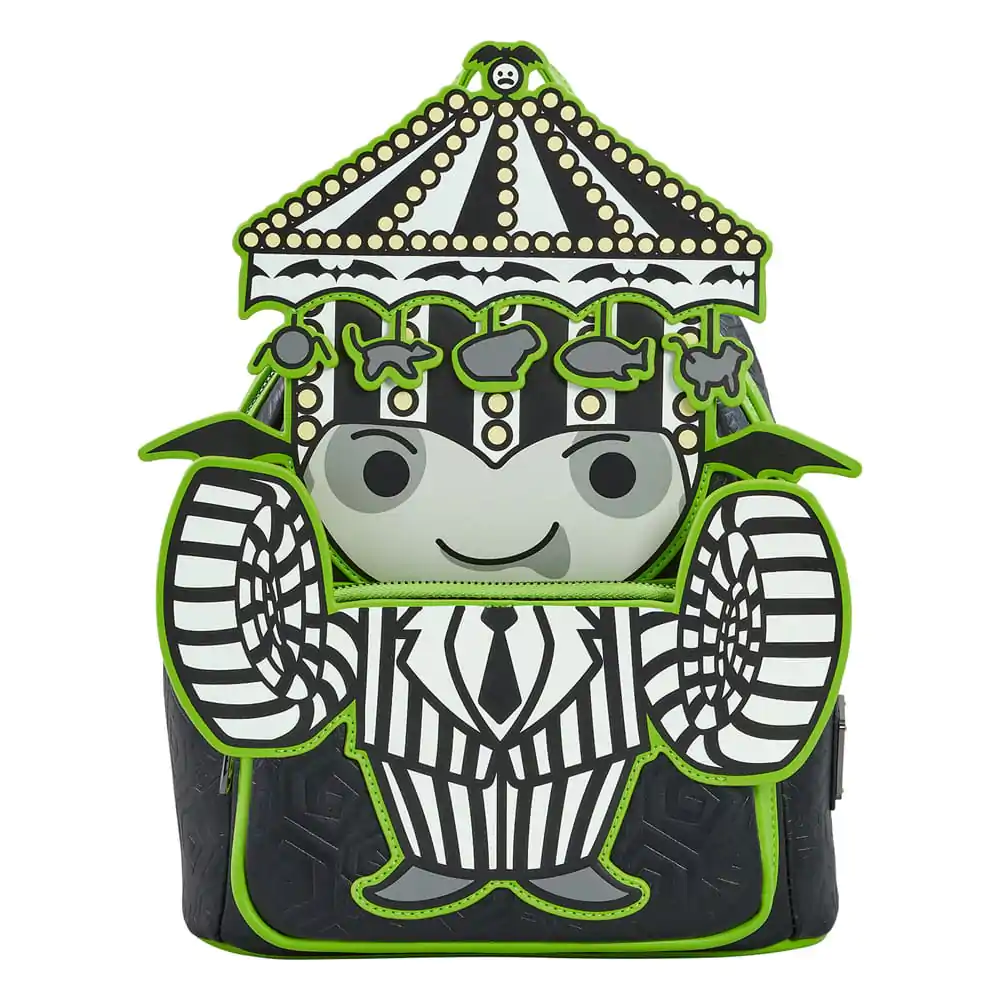 Beetlejuice by Loungefly Backpack Mini Pinstripe termékfotó