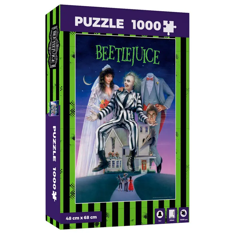 Beetlejuice Jigsaw Puzzle Movie Poster termékfotó