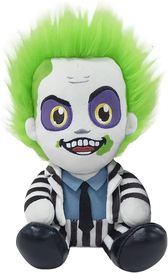 Beetlejuice Phunny Plush Figure Beetlejuice Sitting with Striped Outfit 18 cm product photo