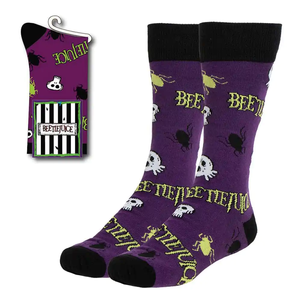 Beetlejuice Socks Purple 38-45 termékfotó