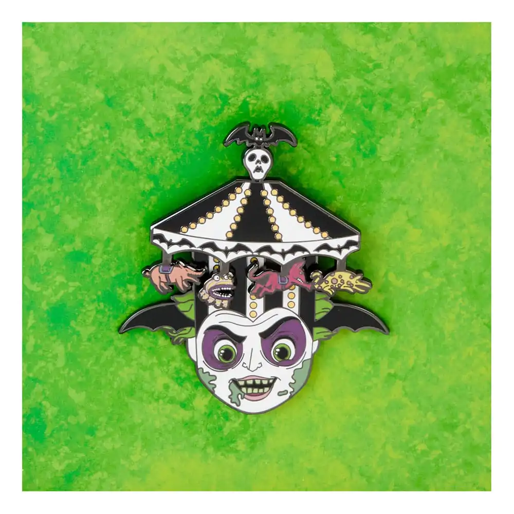 Beetlejuice by Loungefly Sliding Enamel Pin Carousell Hat Sliding Limited Edition 8 cm product photo