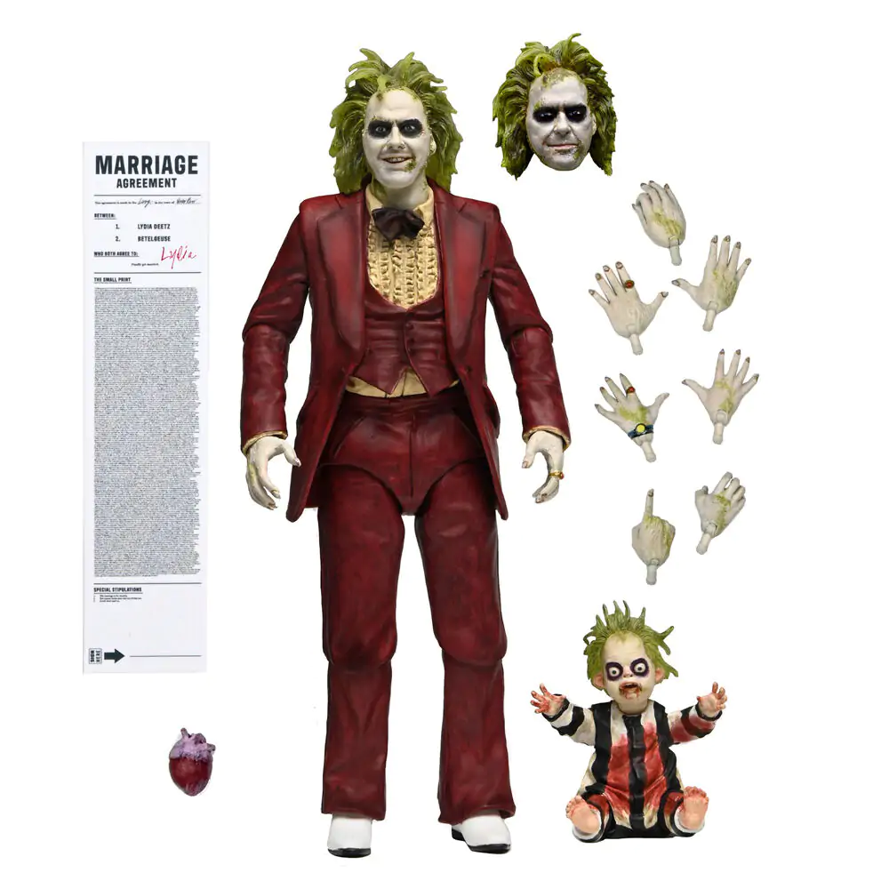 Beetlejuice Ultimate Beetlejuice Wedding Tuxedo figure 18cm product photo