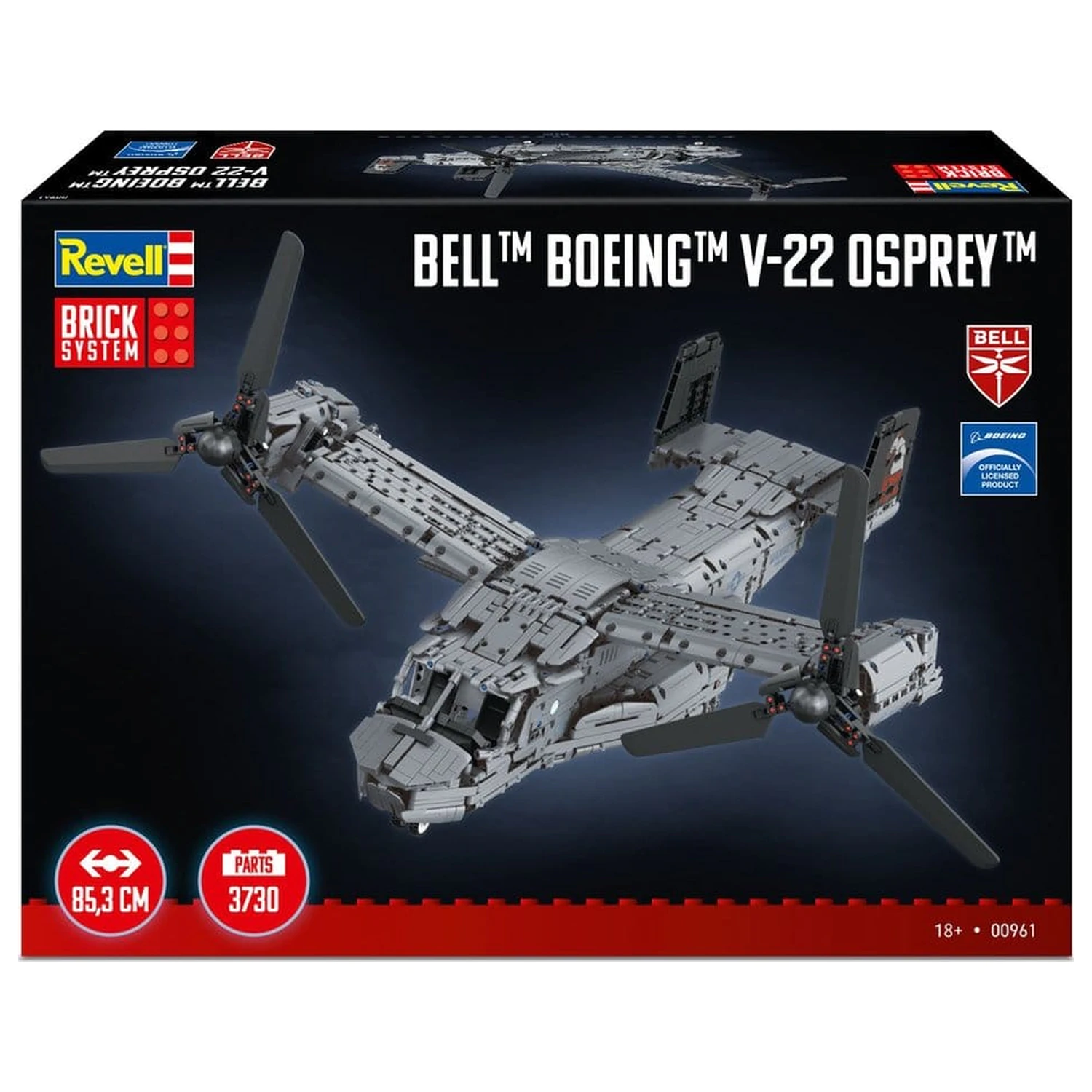Bell Boeing Brick System Construction Kit Set V-22 Osprey 68 cm product photo