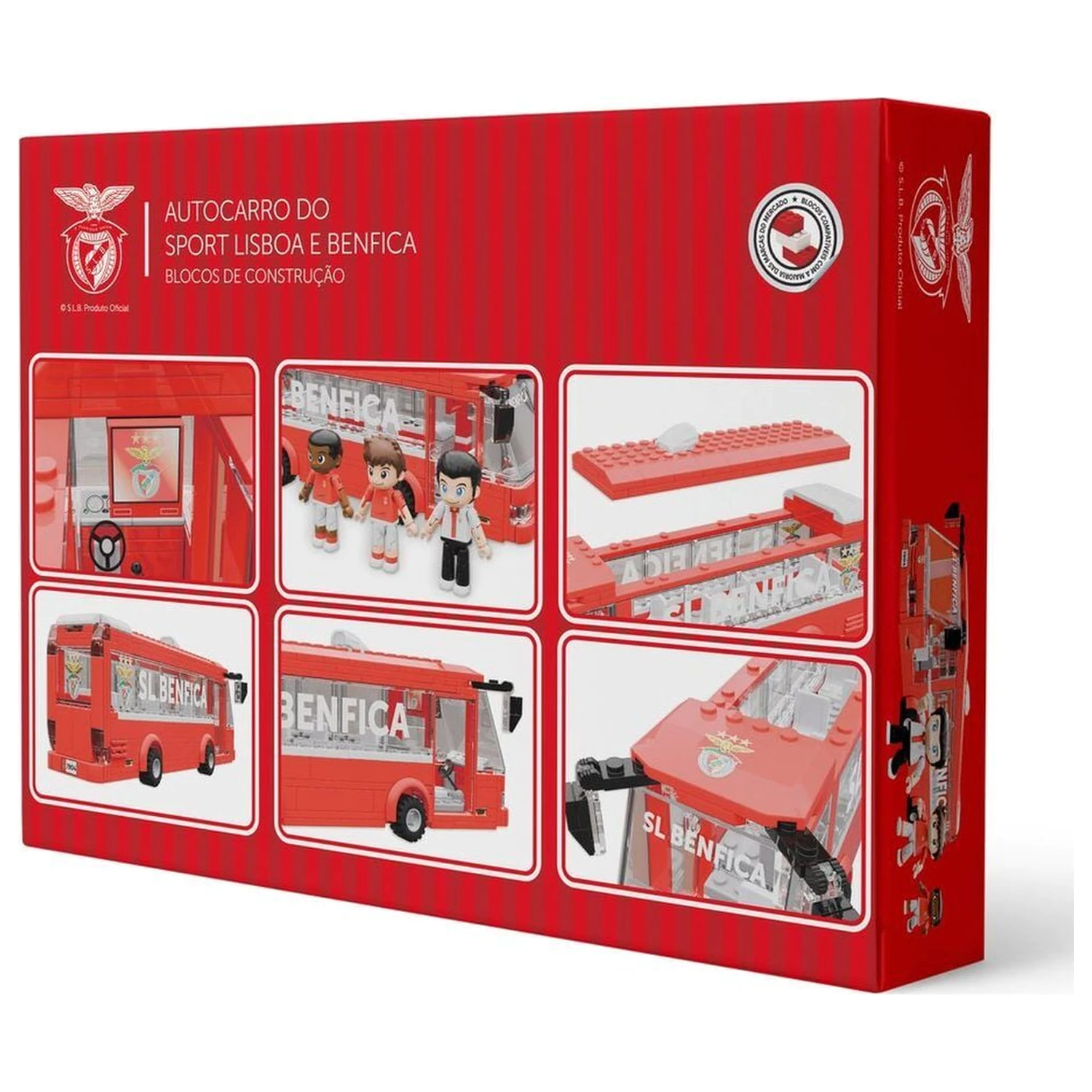 Benfica bus set with figures 332pcs product photo