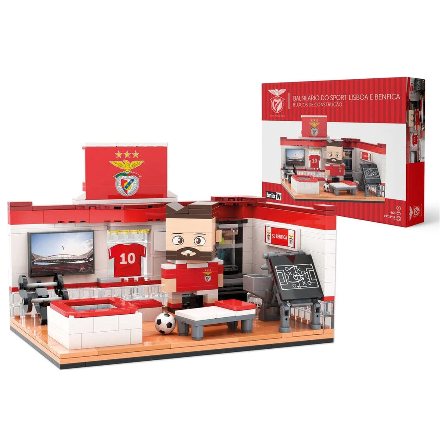 Benfica dressing room set with figure 468pcs product photo