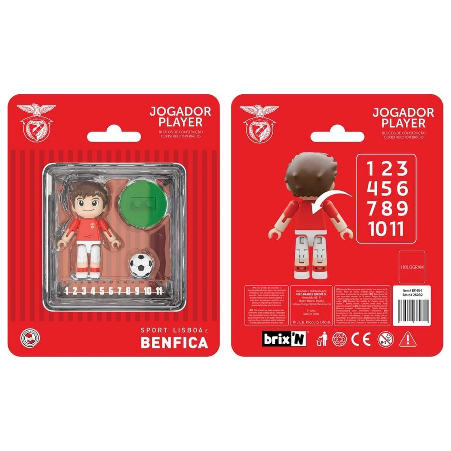 Benfica player figure 4cm product photo