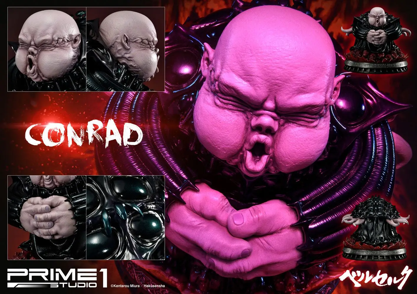 Berserk Statue 1/4 Conrad 38 cm product photo