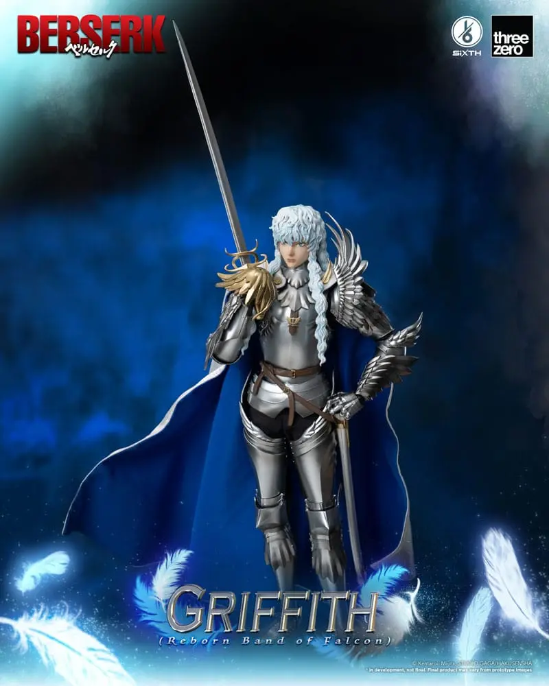 Berserk Action Figure 1/6 Griffith (Reborn Band of Falcon) 30 cm product photo