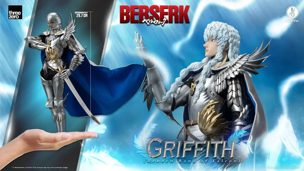 Berserk Action Figure 1/6 Griffith (Reborn Band of Falcon) 30 cm product photo