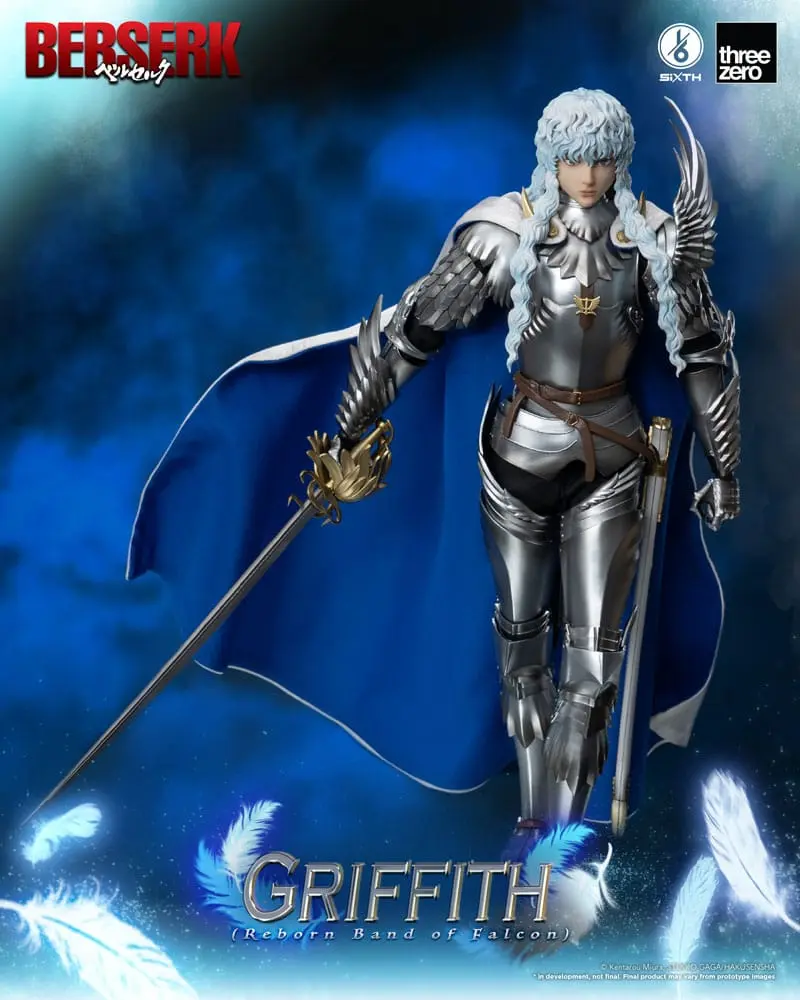 Berserk Action Figure 1/6 Griffith (Reborn Band of Falcon) 30 cm product photo