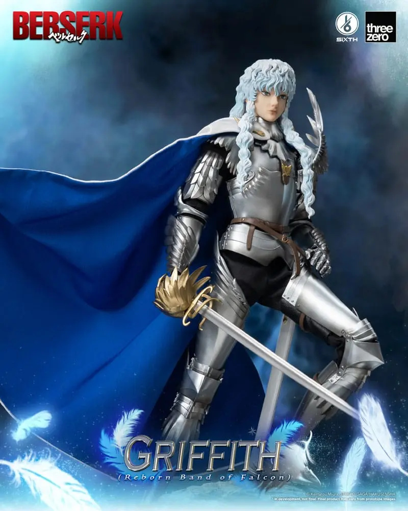 Berserk Action Figure 1/6 Griffith (Reborn Band of Falcon) 30 cm product photo