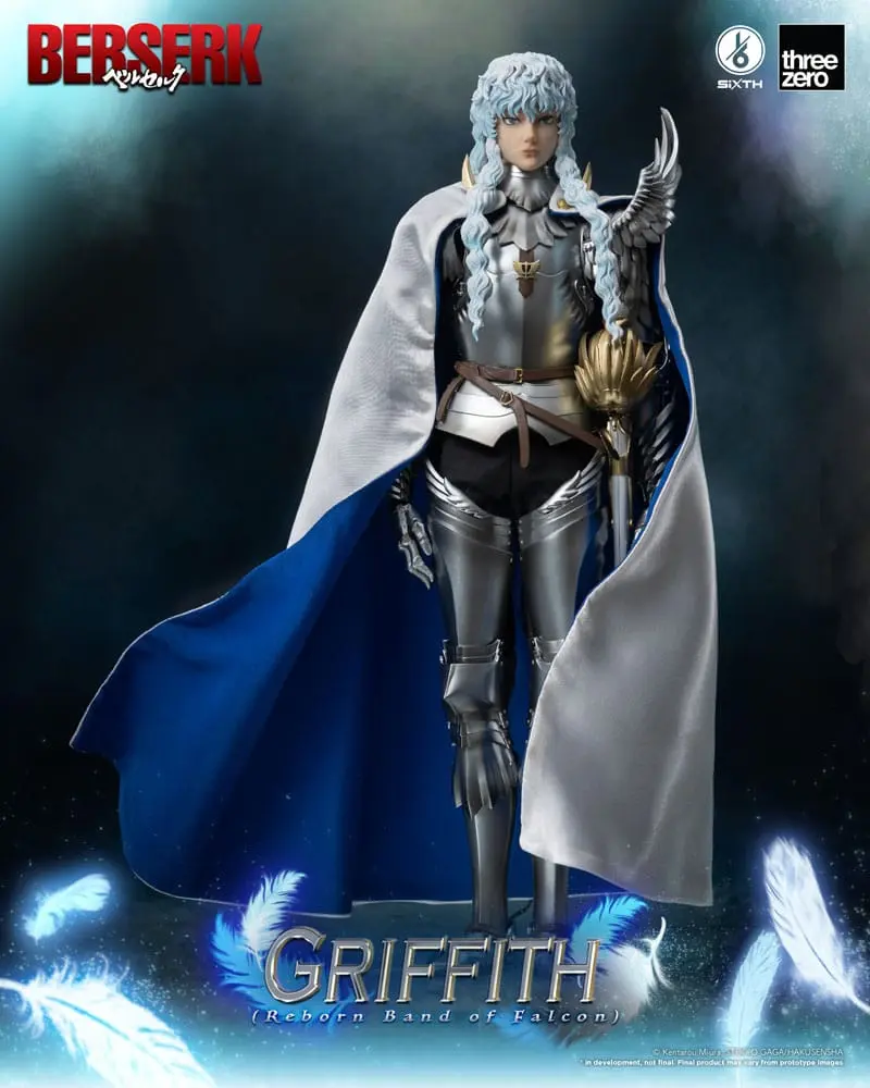 Berserk Action Figure 1/6 Griffith (Reborn Band of Falcon) 30 cm product photo