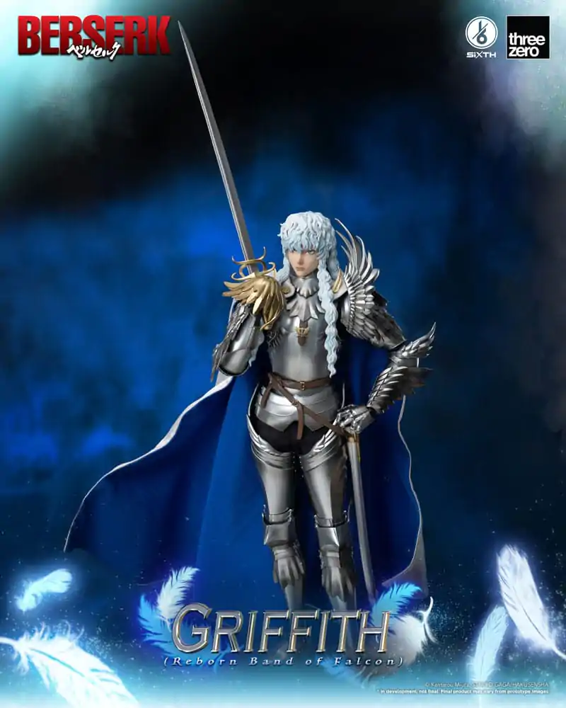 Berserk Action Figure 1/6 Griffith (Reborn Band of Falcon) Deluxe Edition 30 cm product photo