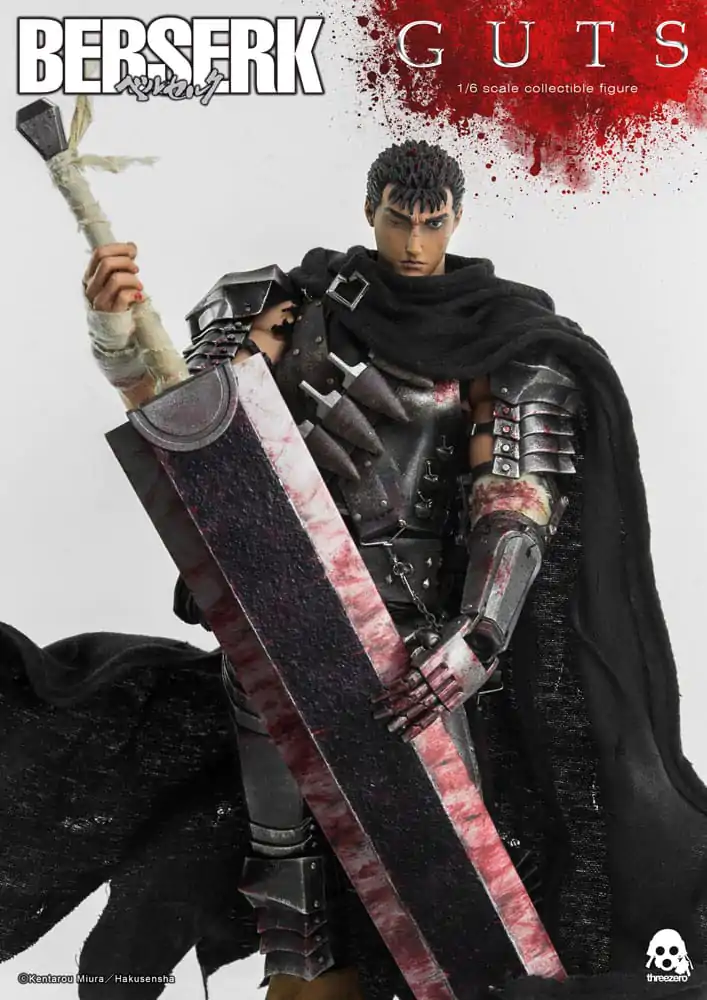 Berserk Action Figure 1/6 Guts (Black Swordsman) 32 cm termékfotó