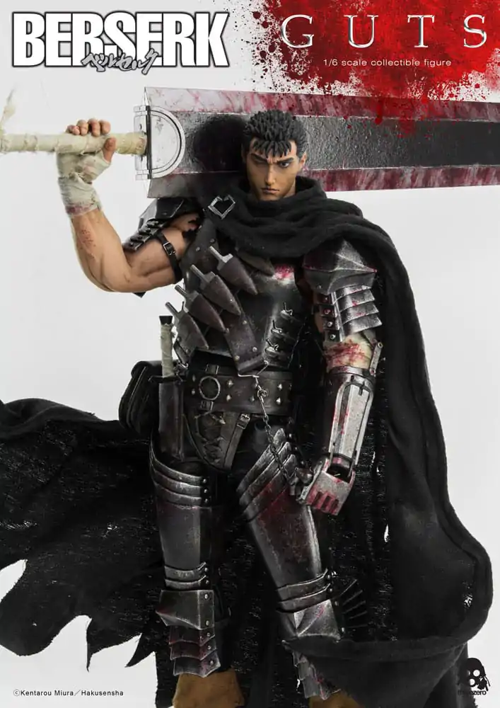 Berserk Action Figure 1/6 Guts (Black Swordsman) 32 cm termékfotó