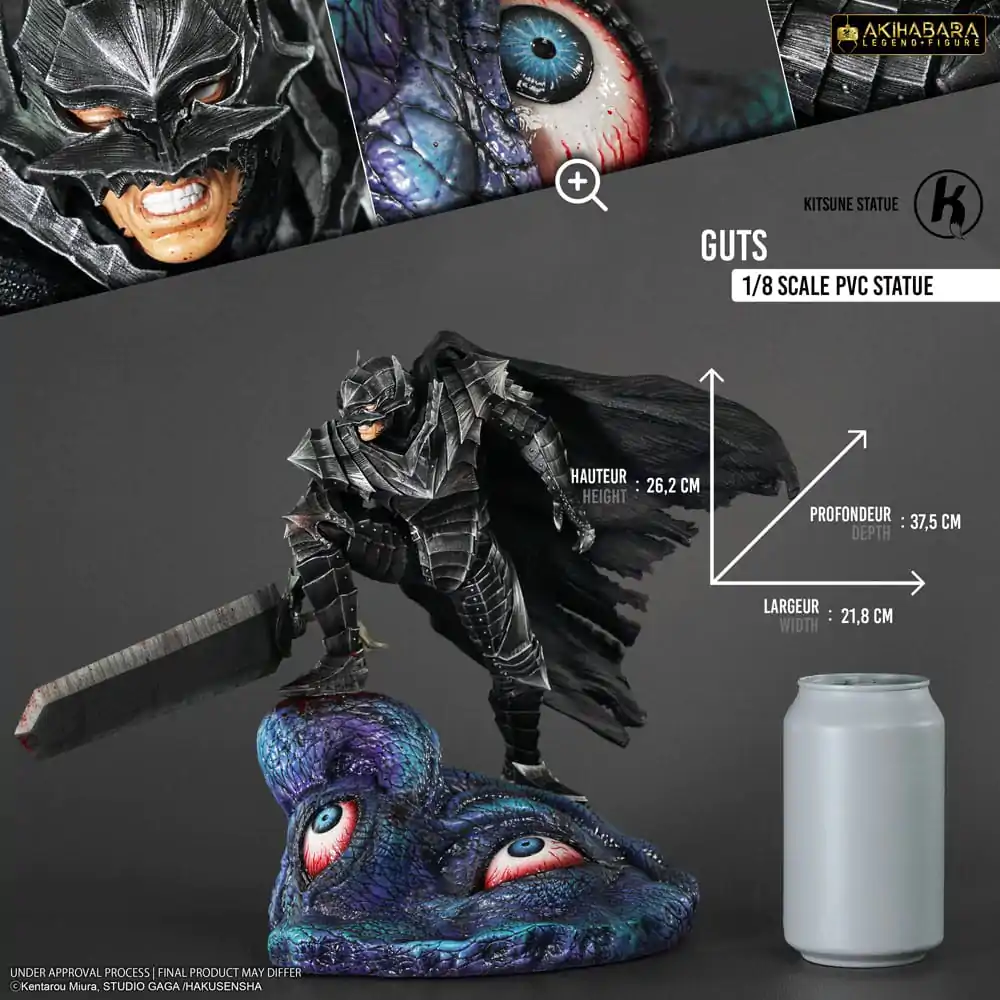 Berserk Akihabara Legend Figure PVC Statue 1/8 Guts (Berserker Armor) 26 cm product photo