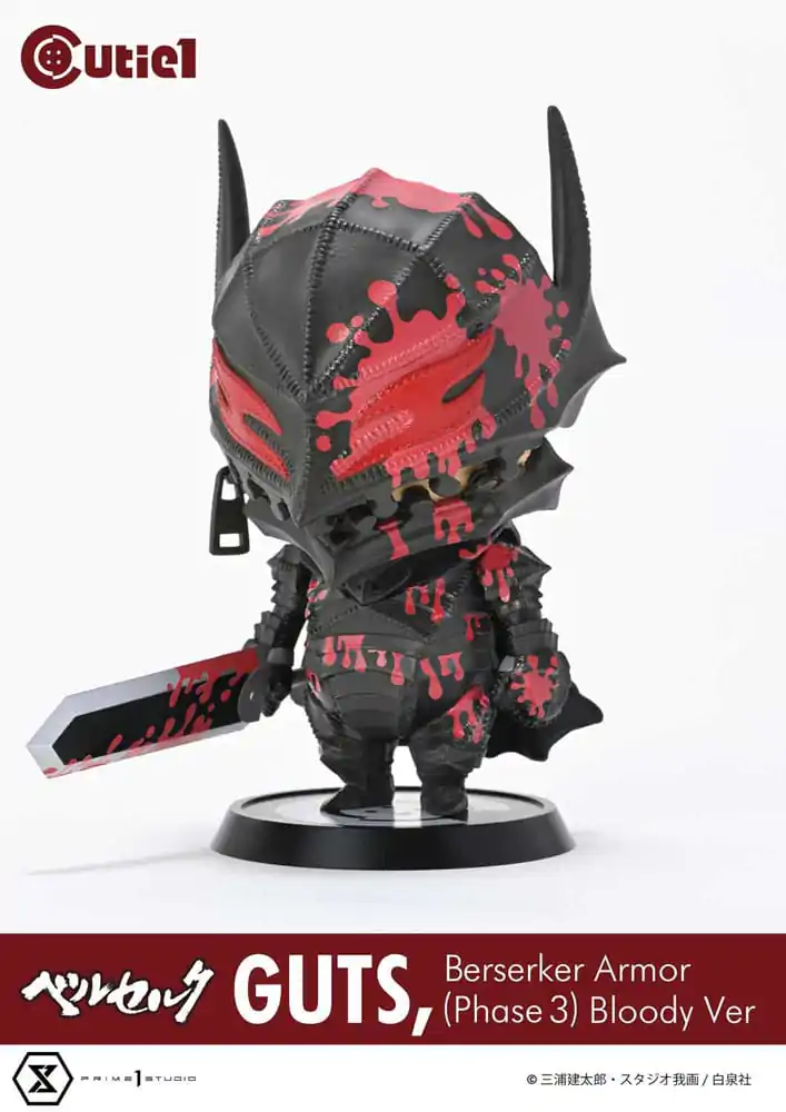 Berserk Cutie1 PVC Figure Guts Berserker Armor (Phase 3) Bloody Ver. 12 cm product photo