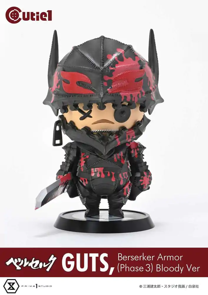 Berserk Cutie1 PVC Figure Guts Berserker Armor (Phase 3) Bloody Ver. 12 cm product photo