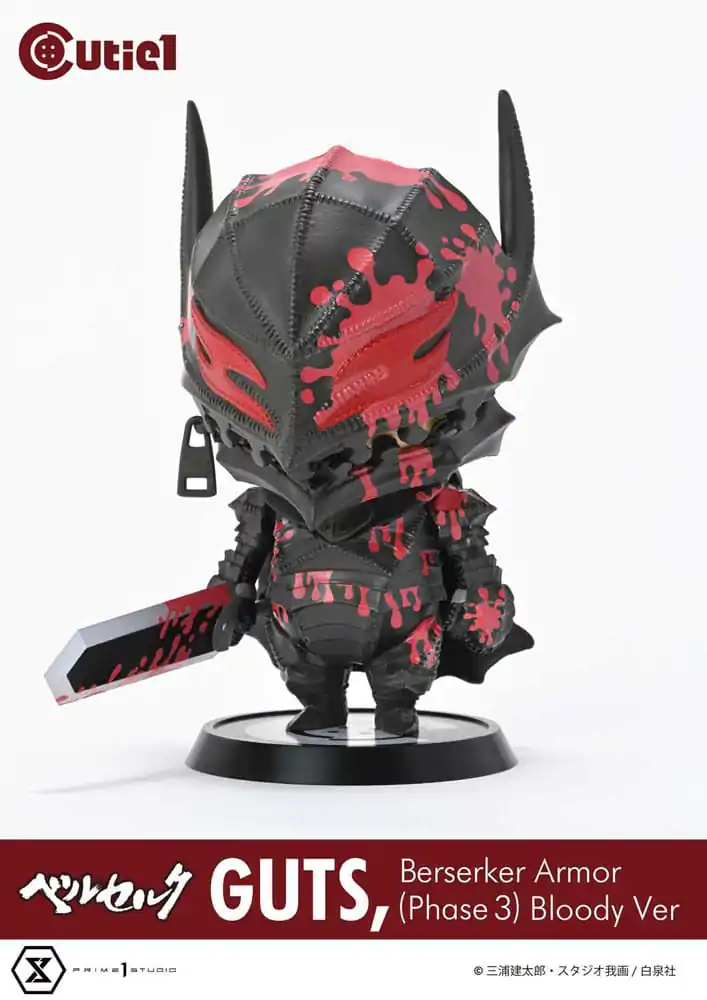 Berserk Cutie1 PVC Figure Guts Berserker Armor (Phase 3) Bloody Ver. 12 cm product photo