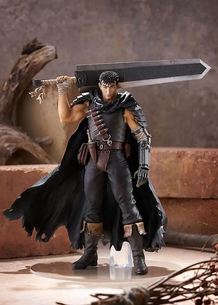 Berserk Pop Up Parade L PVC Statue Guts (Black Swordsman) 22 cm product photo