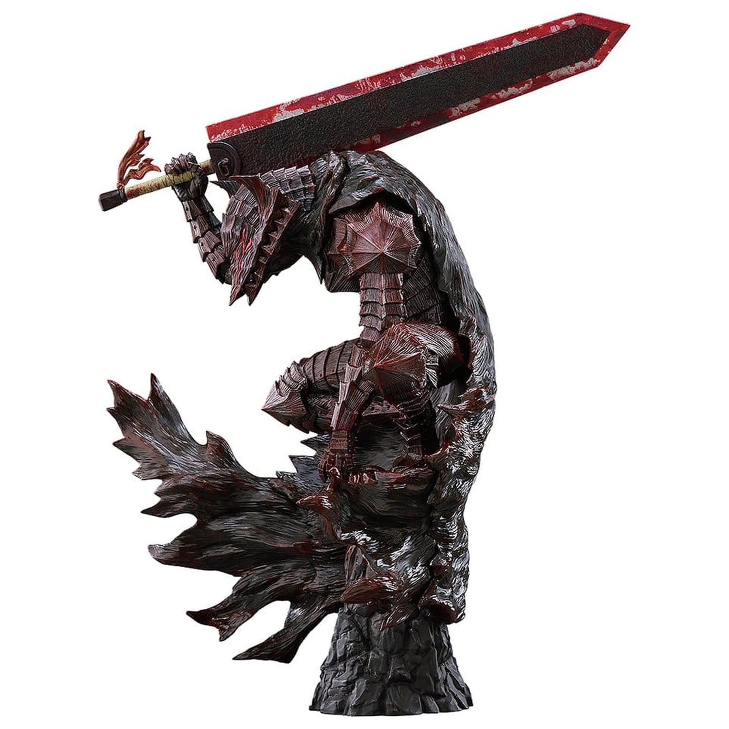 Berserk Pop Up Parade PVC Figure Guts (Berserker Armor): Bloody Paint Ver. L Size 28 cm product photo