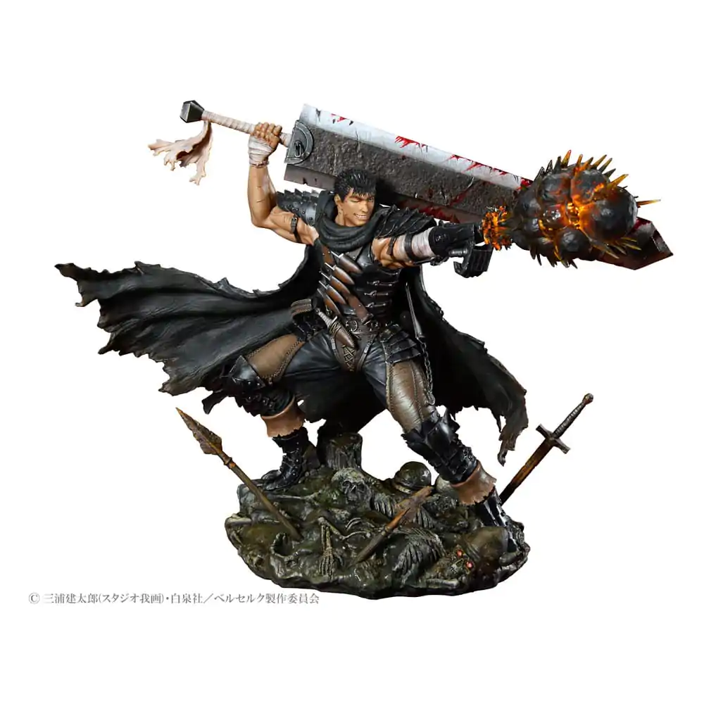 Berserk PVC Statue 1/7 Guts Black Swordsman Ver. 26 cm termékfotó