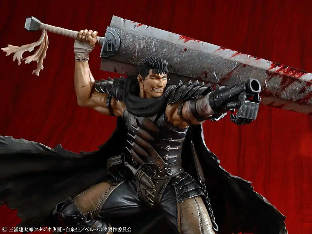 Berserk PVC Statue 1/7 Guts Black Swordsman Ver. 26 cm termékfotó