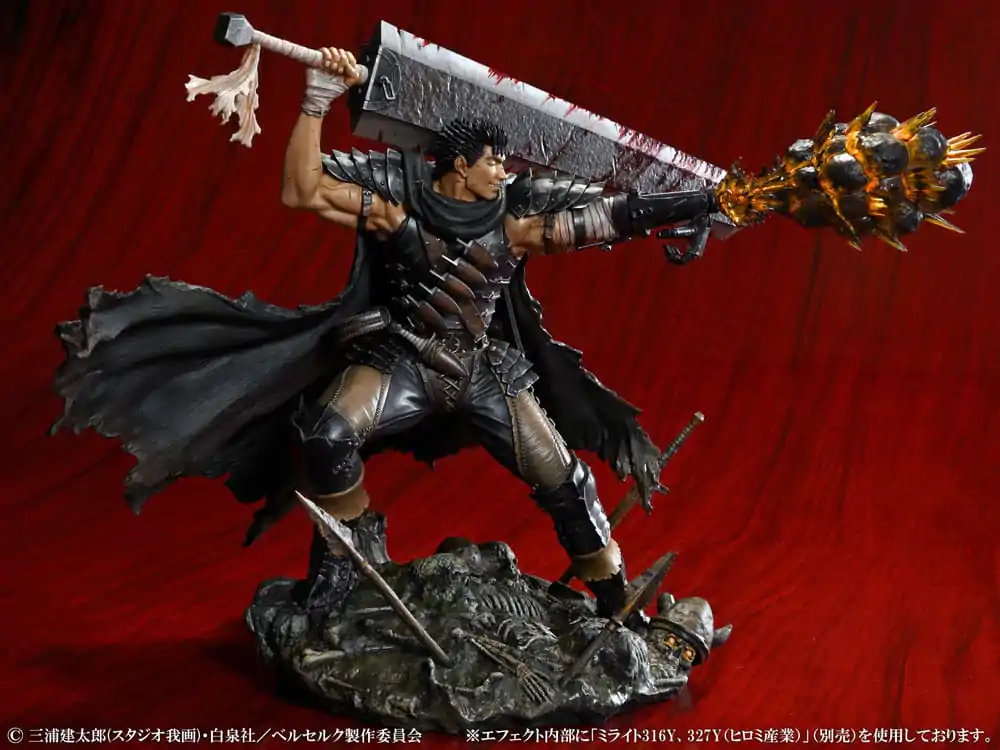 Berserk PVC Statue 1/7 Guts Black Swordsman Ver. 26 cm termékfotó