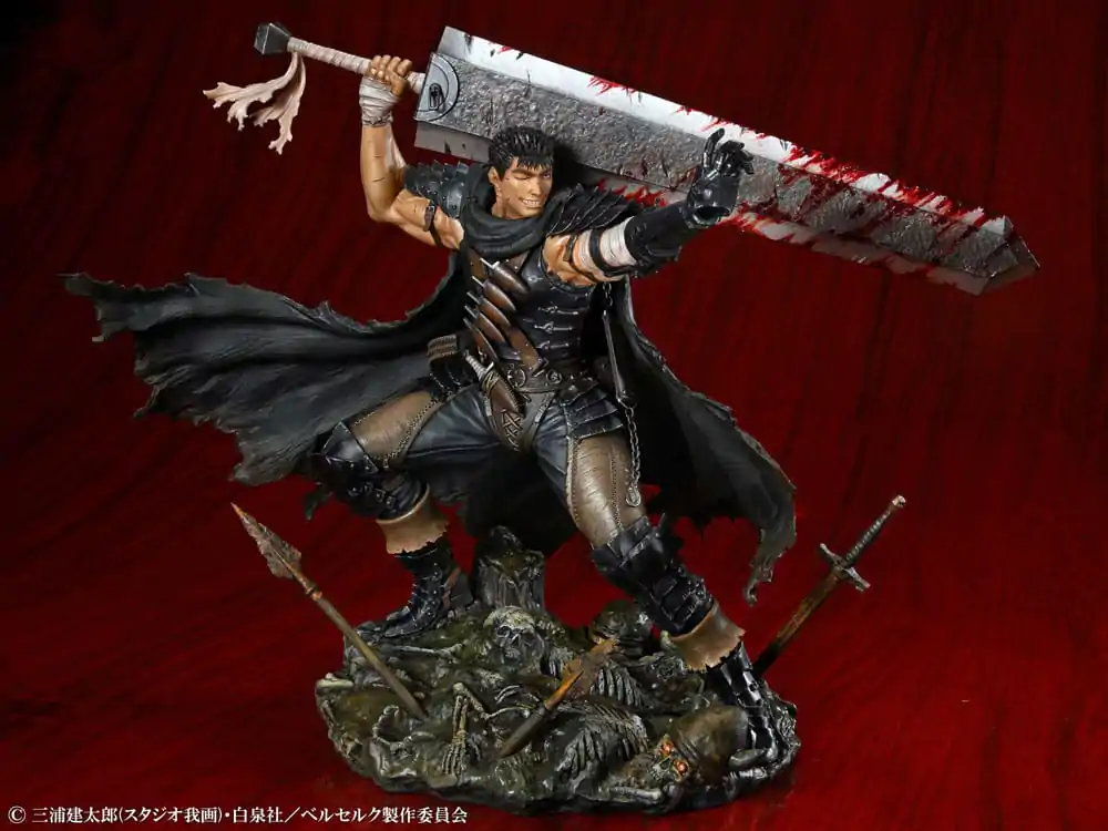 Berserk PVC Statue 1/7 Guts Black Swordsman Ver. 26 cm termékfotó