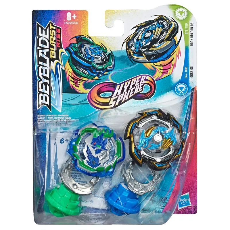 Beyblade Hypersphere Rock Dragon and Ogre product photo