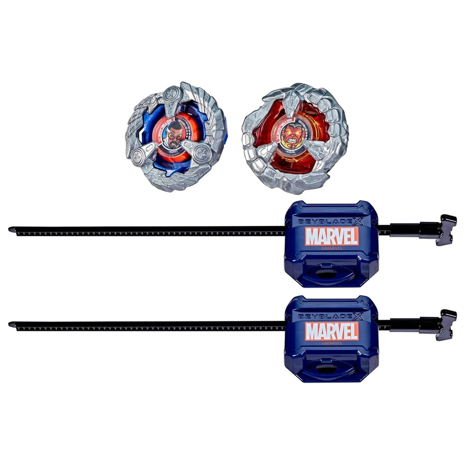 Beyblade X Captain America 4-70GB & Red Hulk 1-80R kit game product photo