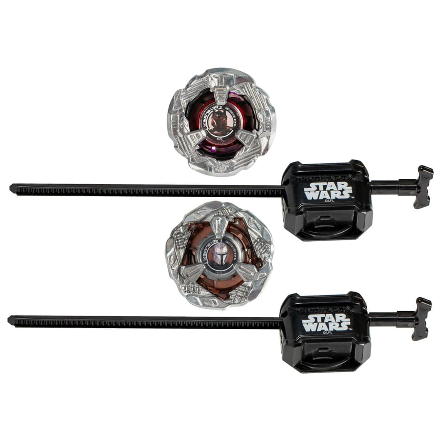 Beyblade X and Star Wars Collab The Mandalorian 3-60F vs. Moff Gideon 3-80N product photo