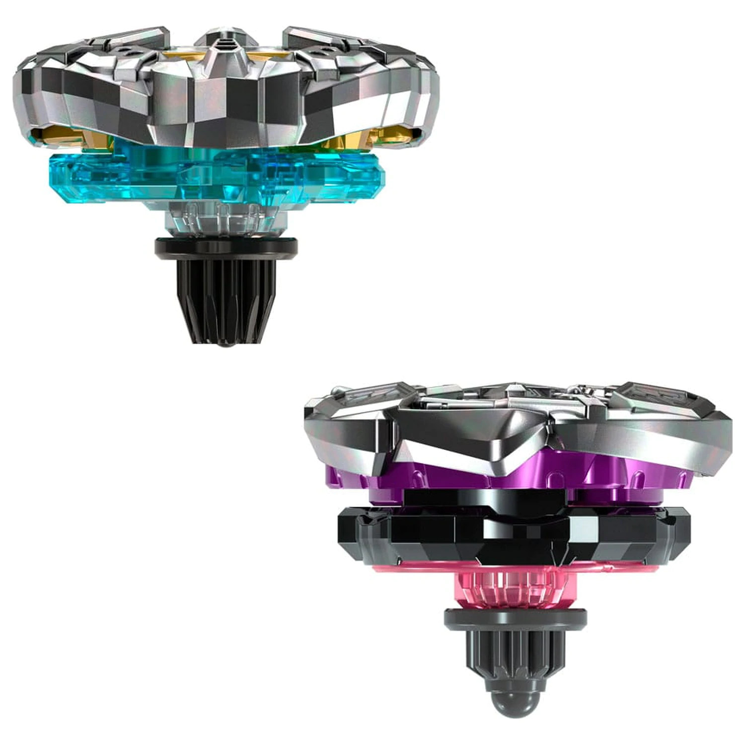 Beyblade X and Transformers Collab Bumblebee 3-60GP vs. Shockwave 5-80O product photo