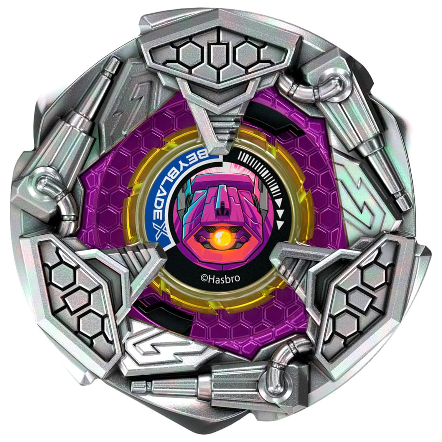 Beyblade X and Transformers Collab Bumblebee 3-60GP vs. Shockwave 5-80O product photo